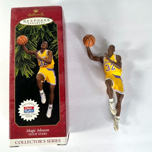 Christmas Ornament 1997 Magic Johnson in Box - Picture 1 of 10